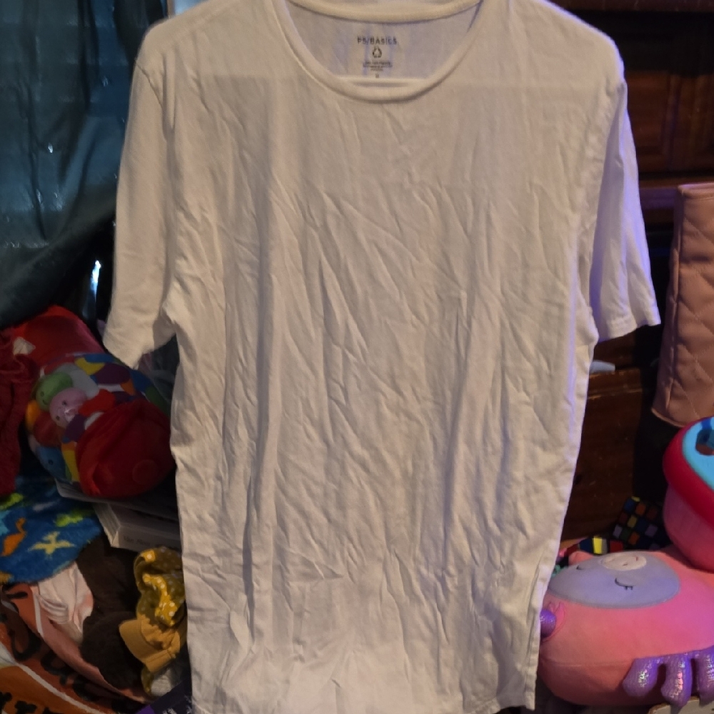 !!.  Mens M Classic Crewneck Short Sleeve Tee - White